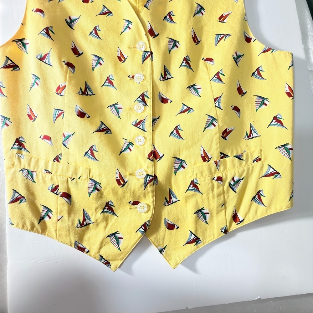Yellow Patterned Women's Top - Picture 4 of 10